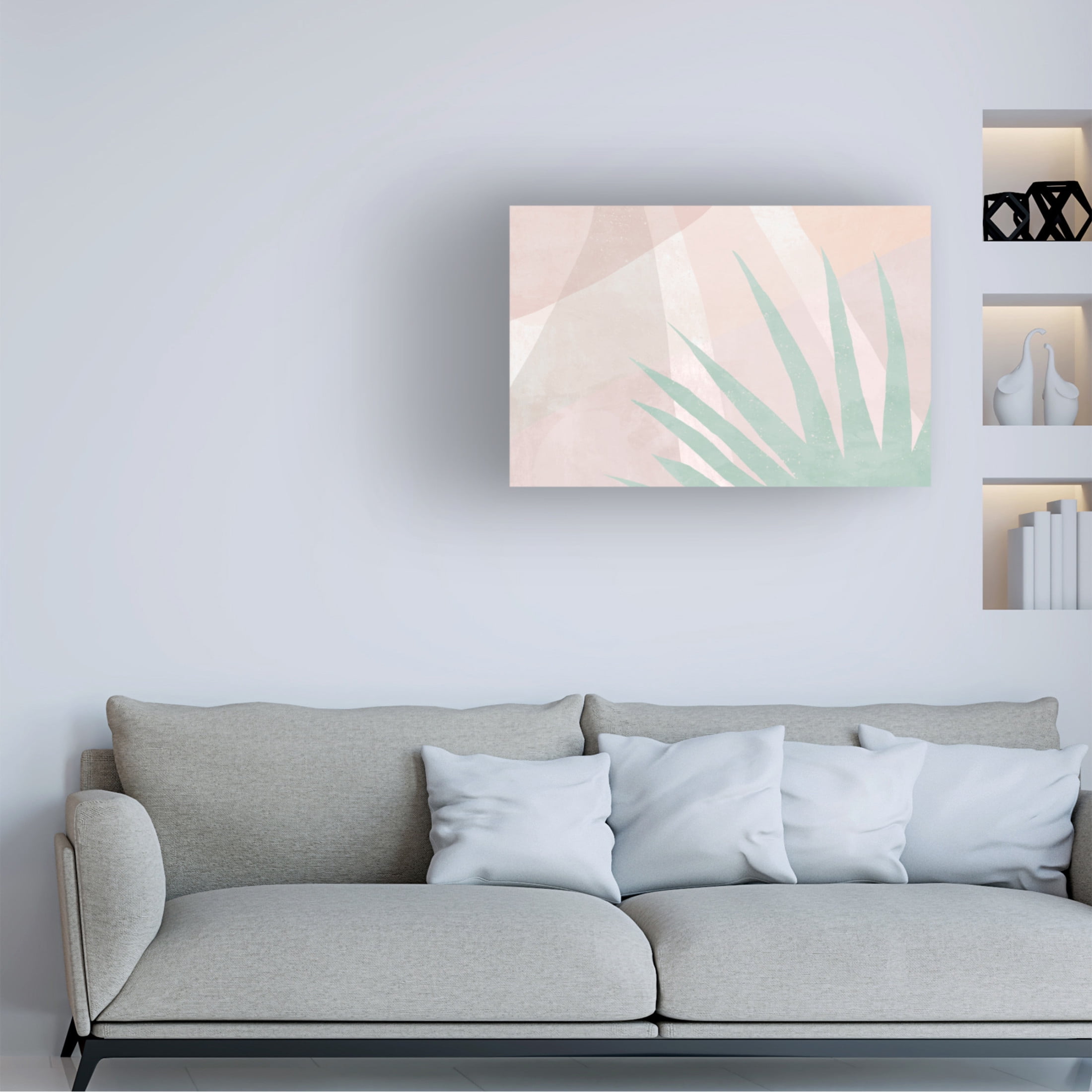 Trademark Fine Art Aylin Demir Floral Touch Canvas Wall Art