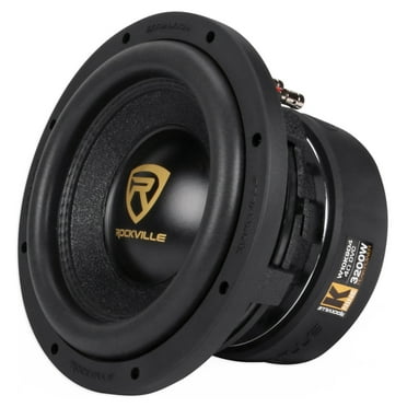 Rockville W10K9D4 V3 10" K9 3200w Peak/800w RMS Car Subwoofer DVC 4-Ohm