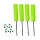 thumbnail image 5 of 4 soportes para cañas de pescar, engranajes, soportes de PVC reforzados y estables, inserto de soporte de suelo para exteriores, lago, orilla, playa Verde, 5 of 8