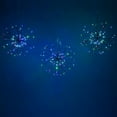 thumbnail image 3 of Wintergreen Lighting LED Starburst 5mm Lighted Branches, Fairy Light Balls, 15in Silver Branches/Multicolor Lights, Set of 3, 3 of 5