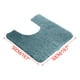 thumbnail image 5 of Felpuda de baño | Alfombra antideslizante de microfibra engrosada | Fondo de goma TPR de secado rápido absorbente de agua | Forma geométrica | Lavable | 50x50cm | 1-Pack, 5 of 5