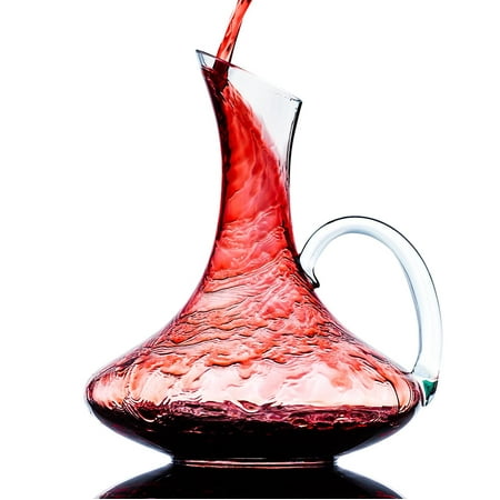 Culinaire 1800 ml ( 60.8 oz ) Crystal Glass Wine Decanter / Wine Carafe with