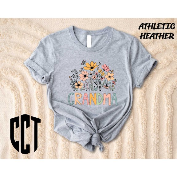 Grandma Sweatshirt, Floral Grandma Shirt, New Mom, Mama Sweatshirt, Grammy Hoodie, Mother Sweatshirt, Cute Grandmother TSHIRT All Size S-5XL