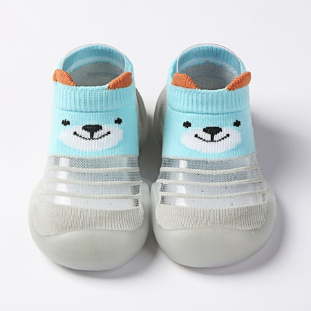 

Oalirro Infant Sneakers Baby Cartoon Cute Knitted Breathable Toddler Shoes