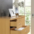 thumbnail image 5 of Pemberly Row Tall 7 Drawer Chest with 2 Locking Drawers and Garment Rod or Extra Storage in Beech, 5 of 5