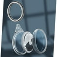 thumbnail image 5 of Paquete de 2 fundas impermeables para AirTags de Apple, llavero con protección completa a prueba de golpes, transparente, 5 of 5
