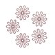 thumbnail image 3 of 5 piezas Diseño Posavasos Posavasos Posavasos Almohadils calientes Café Marron Sunnimix Diseño de posavasos de flores, 3 of 8