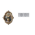 thumbnail image 1 of Marco De Fotos De Resina Vintage Y Reloj De Pared Digital Combinados Para Oficina, Dormitorio, Galería, Aula, Colecciones De Manualidades, Pantalla Grande, Soporte Para Temperatura Y Humedad., 1 of 8