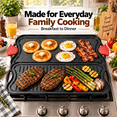 thumbnail image 4 of MoonTrek Cast Iron Reversible Grill and Griddle Pan, 20" x 10", 4 of 7