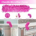 thumbnail image 5 of 15PCS Duster Set for Cleaning, Extendable Air Dusters with 30-100" Extension Pole, Microfiber Washable Dusters for Ceiling Fans, Furniture, Cobwebs, Pink, 5 of 9