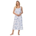 thumbnail image 4 of Aria Women's Lightweight Cotton Woven 50" Ballet Nightgown, Sizes XS-5X, 4 of 7