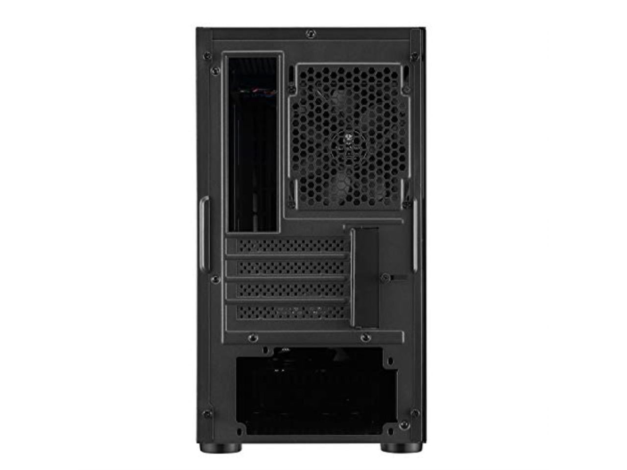 silverstone technology stylish and distinct tempered glass micro-atx gaming chassis fara v1m pro