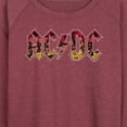 thumbnail image 3 of ACDC - Poster Texture - Women's Lightweight French Terry Long Sleeve Shirt, 3 of 5