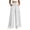 White, variant on CHGBMOK Women's Plus Size Palazzo Pants Elastic High Waist Drawstring Wide Leg Pants Flowy Floor-Length Trousers with Pockets Loose Casual Pants