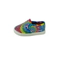 thumbnail image 2 of Toddler/Baby Girls Rhinestone Flat Slip On Sneakers, Blue Tie Dye, 7 Toddler, 2 of 3
