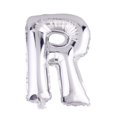 thumbnail image 1 of Silver F Balloon Letters & Numbers Set - 16 Inch - Prom Wedding Birthday Party Decor - Letter R - Alphabet & Numeric Balloons Kit, 1 of 5