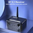 thumbnail image 2 of Digital to Analog Adapter Bluetooth-compatible Fast Transmission Speed USB Port Audio Converter Speaker Music Streaming Device, 2 of 10