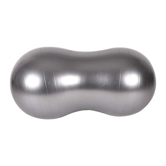 Pelota de gimnasio Eigraketly de PVC Estable y cómoda para entrenamiento equilibrado y eficaz color gris