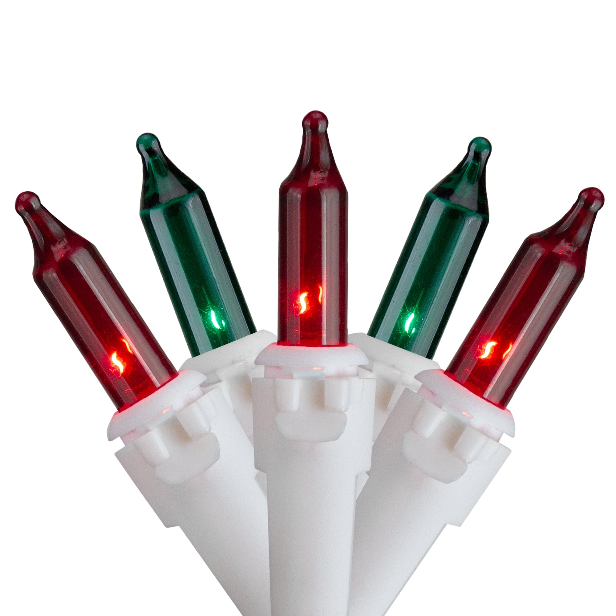 Northlight 100-Count Red and Green Mini Christmas Lights - 28.8ft