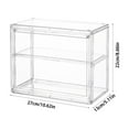 thumbnail image 3 of LSLJS Desktop Combination Stacking Divider Cosmetic Organizer Bathroom Transparent Nail-Less Wall Mounted Display Toiletries Box Large Opening Designs Home Accessories Gifts for Women/Men, 3 of 6