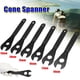 thumbnail image 4 of 2 Sets Bicycles Hub Cone Wrench Bike Wheel Axle Pedal Repair Spanner Tool Kits, 4 of 8