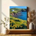 thumbnail image 6 of Coastal Cottage with Daffodils Canvas Print, Landscape Decor for Living Room, Bedroom, Office, Entryway, 6 of 8