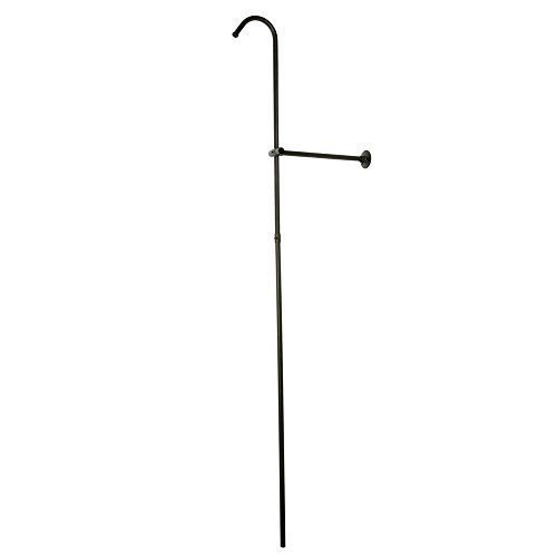 Kingston Brass CCR605 Vintage Shower Riser with Wall Support, 6-Inch, Oil Rubbed Bronze