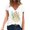 White, variant on Plus Size Shirts for Women Happy Easter Cartoon Rabbit Short Sleeve Tee for Womens Tee Tops Clothes for Womens