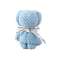thumbnail image 1 of Toalla de baño con forma de oso, suave toalla de mano de felpa coral con compartimento de almacenamiento, ideal para bodas, baby showers, cumpleaños y como recuerdo., 1 of 1