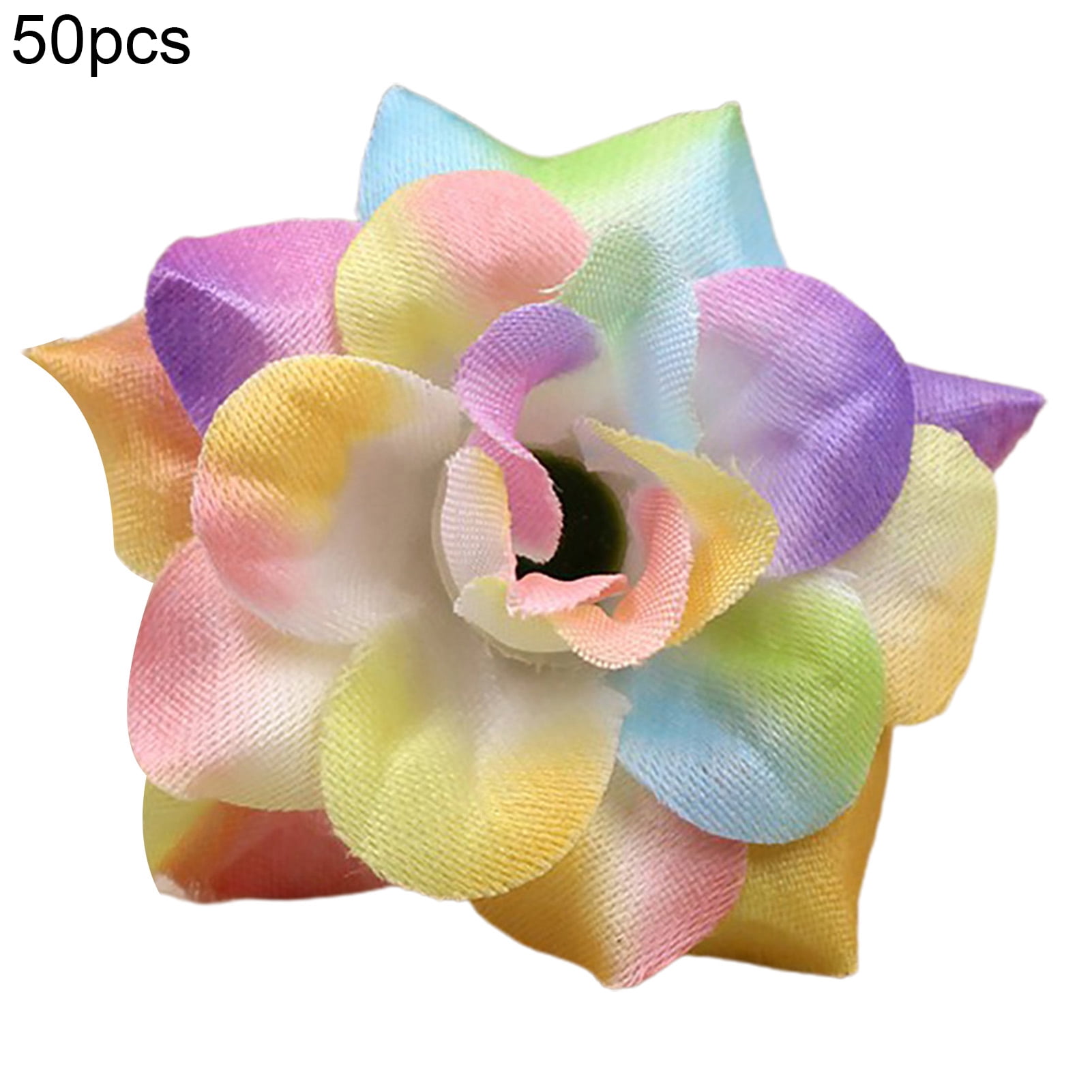 Hesroicy Vivid DIY WeatherResistant Artificial Flowers Set of 50