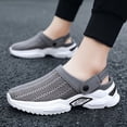 thumbnail image 2 of Men'S Breathable Mule Shoes with Mesh Upper, Casual Slip-Ons, EVA Sole, Odor-Resistant Beach Shoes, And Clogs, 2 of 9