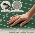 thumbnail image 6 of ODIKA 6'x9' Washable Area Rug Non-Slip, Chair-Friendly, Lines Goal Posts Rugby Training Soccer Football Touchdown Field Playful for Dining Room, Under Table, Office Décor, 6 of 7