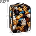 thumbnail image 6 of Dog Paw Print Polyester Shoe Box Organizer Rack for 9x12in Shoe Storage, Wardrobe Closet Space Saver with 23x31cm Dimensions, 6 of 7
