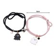 thumbnail image 6 of comerut 2Pcs Elastic Rope Love Heart Magnet Suction Bracelet Halloween Ghost Pendant Couple Bracelet Men Women Jewelry Gift, 6 of 7