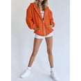 thumbnail image 3 of Sudadera PRETTYGARDEN 2025 con cremallera naranja XL, 3 of 7