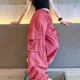 thumbnail image 5 of Pantalones Cargo de verano para niñas, pantalones informales holgados, pantalones finos de moda para primavera/verano, pierna ancha para niños, 5 of 5