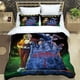 thumbnail image 3 of Juegos de ropa de cama de película de terror B-Beetlejuice, suministros exquisitos, juego de edredón, juego de cama, juego de cama, regalo de cumpleaños de lujo, 3 of 5