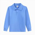 thumbnail image 5 of 5-6T Little Kids Boys Dressy Shirts Long Sleeve Button Up Oxford Shirts 18Months to 17 Years Casual Solid Color School Uniform Kids Tops, 5 of 5