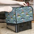 thumbnail image 7 of Lsque Various Wild Sea Fish Print 4 Slice Toaster Cover , Kitchen Appliance Dustproof Protector , Toaster Protector Dustproof Kitchen Appliance Cover, 7 of 7