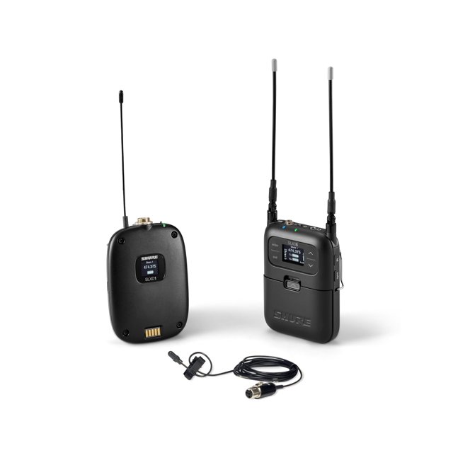Sistema inalámbrico Shure SLXD15/DL4B con transmisor portátil