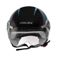 thumbnail image 3 of Casco Moto 3/4 ITALIKA  Genesis certificado DOT visor ahumado negro-azul T L, 3 of 5