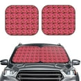 thumbnail image 2 of Rateoe German Shepherd Dog Pattern 2 Piece Car Windshield Sun Shade Foldable | Front Windshield Shade for Sun, Heat and UV Rays | Sunshade for Car Front Window-Large, 2 of 6