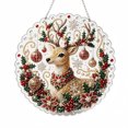 thumbnail image 5 of Clearance! 3D Christmas Pearl Art Kit, 8" Diamond Painting for Adults, Holiday DIY Wall Decor Set with Pearls, Deer, 5 of 8