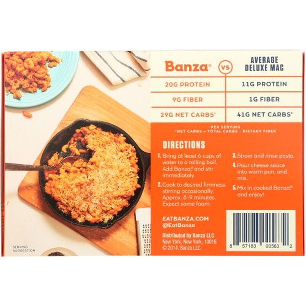 Banza Deluxe Cheddar Mac and Cheese, 11 Ounce -- 6 per Case.