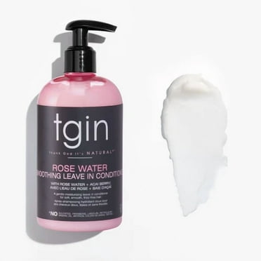 Tgin Rose Water Smoothing Leave-In Conditioner For Natural Hair - Protective