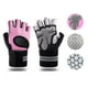 thumbnail image 3 of Guantes de medio dedo, 1 par de guantes de bicicleta de medio dedo para deportes al aire libre Guantes deportivos de medio dedo confiables y duraderos, 3 of 8