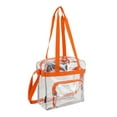 thumbnail image 3 of Eastsport Unisex Clear Stadium Approved Tote Orange, 3 of 8