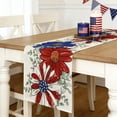 thumbnail image 4 of 4th of July Decorations - Patriotic Table Runner for 250th Anniversary | Memorial Day Decorations,Fourth of July DecorParty Essentials, 4 of 7