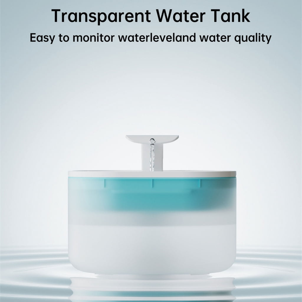 Miiottaa Dogs Cats Automatic Water Dispenser Indoor Water Dispenser Translucence Viewable