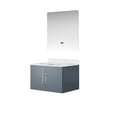 thumbnail image 4 of Dark Grey Vanity With Marble Top And 30 In. Led Mirror - Scratch Stain Resistance, Soft Close Cabinet Unit Protected Surface,, 4 of 4